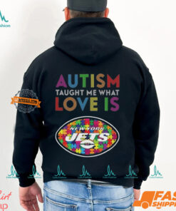 New York Jets Autism Taught Me What Love Is Shirt