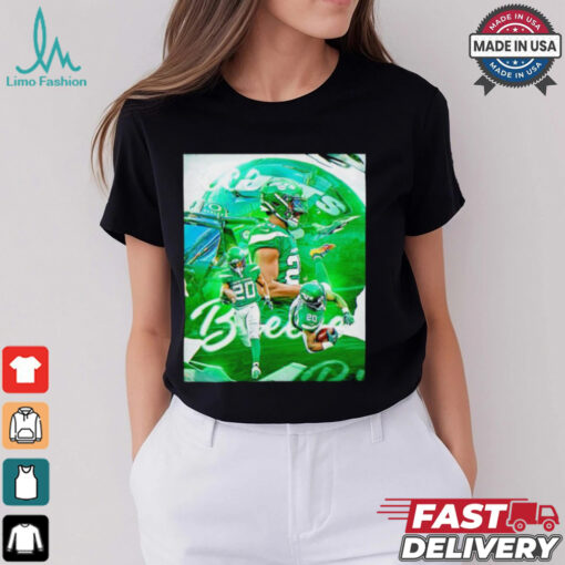 New York Jets Breece Hall No. 20 graphic shirt