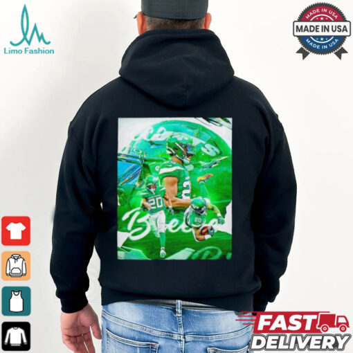 New York Jets Breece Hall No. 20 graphic shirt