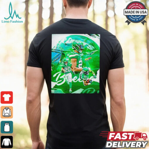 New York Jets Breece Hall No. 20 graphic shirt