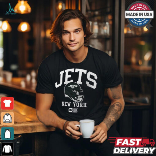 New York Jets Nike Anthracite Helmet Essential T Shirt