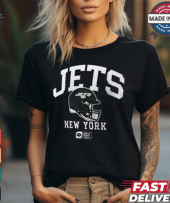 New York Jets Nike Anthracite Helmet Essential T Shirt