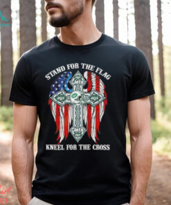 New York Jets Stand For The Flag Kneel For The Cross 2024 T shirt