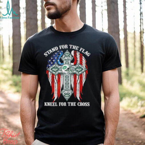 New York Jets Stand For The Flag Kneel For The Cross 2024 T shirt