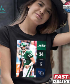 New York Jets Win 24 17 Titans 2024 NFL Week 2 Final Score Shirt