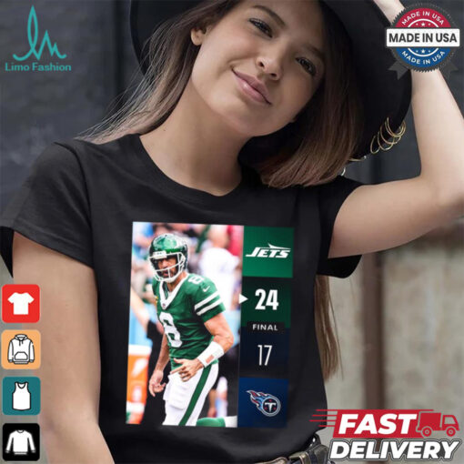 New York Jets Win 24 17 Titans 2024 NFL Week 2 Final Score Shirt