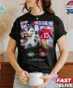 New York Jets vs San Francisco 49ers september 9 2024 shirt