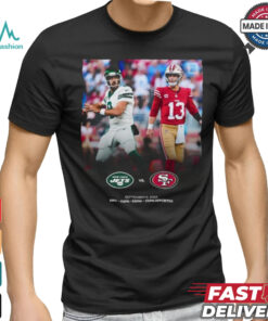 New York Jets vs San Francisco 49ers september 9 2024 shirt