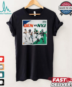 New York Jets vs. Denver Broncos 2024 NFL Week 4 Crucial Catch Matchup T Shirt