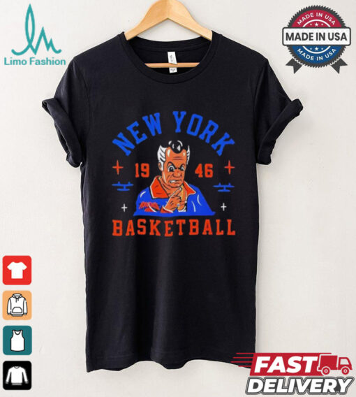 New York Knicks coach Tom Thibodeau New York basketball 1946 shirt