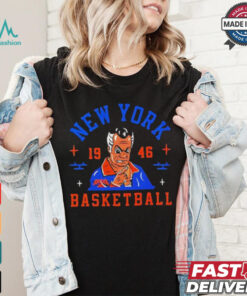 New York Knicks coach Tom Thibodeau New York basketball 1946 shirt