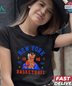 New York Knicks coach Tom Thibodeau New York basketball 1946 shirt