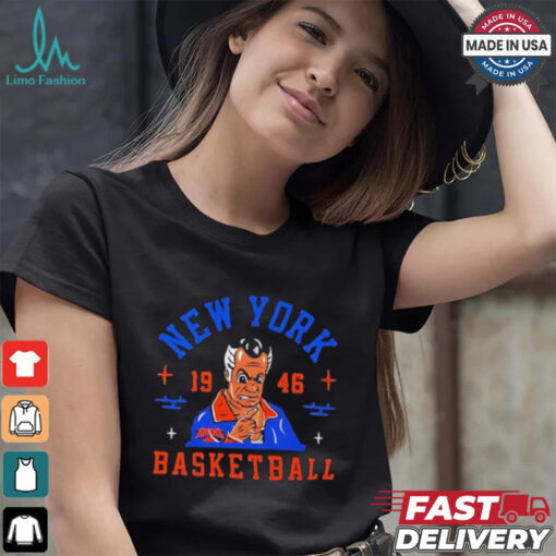 New York Knicks coach Tom Thibodeau New York basketball 1946 shirt