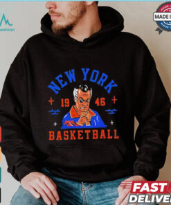 New York Knicks coach Tom Thibodeau New York basketball 1946 shirt