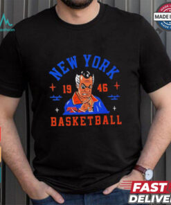 New York Knicks coach Tom Thibodeau New York basketball 1946 shirt