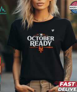 New York Mets October Ready 2024 MLB Postseason Locker Room T Shirt