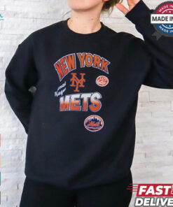 New York Mets Pro Standard Royal Turn It Up Dropped Shoulder T Shirt