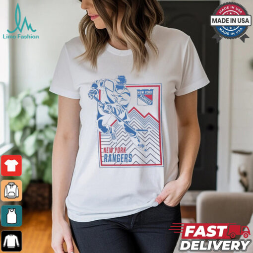 New York Rangers Starter White Player Grid T Shirt