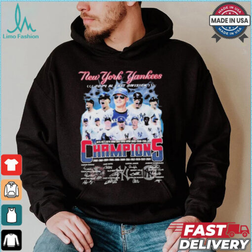 New York Yankees 2024 AL East Division Champs Back To Back To Back T Shirt
