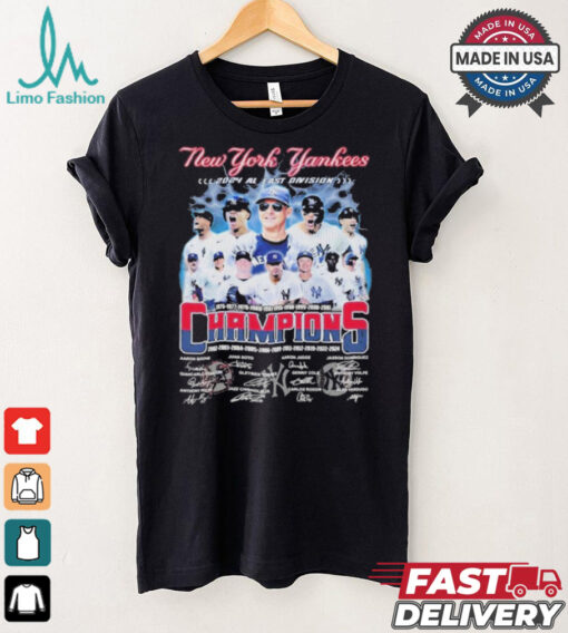 New York Yankees 2024 AL East Division Champs Back To Back To Back T Shirt