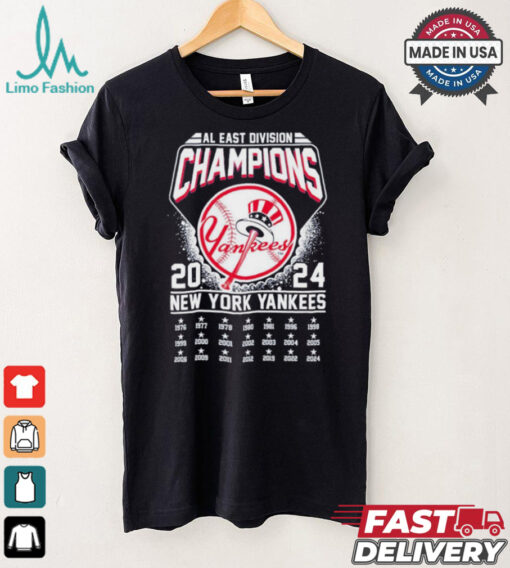 New York Yankees AL East Division Champions 2024 3D T Shirt