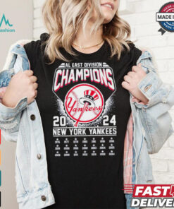 New York Yankees AL East Division Champions 2024 3D T Shirt