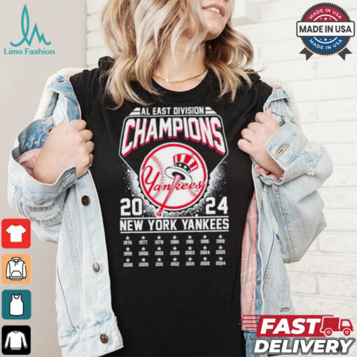 New York Yankees AL East Division Champions 2024 3D T Shirt