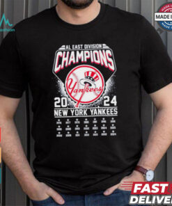 New York Yankees AL East Division Champions 2024 3D T Shirt