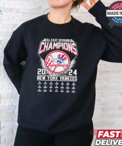 New York Yankees AL East Division Champions 21X shirt