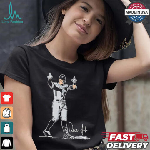 New York Yankees Aaron Judge superstar pose signature shirt