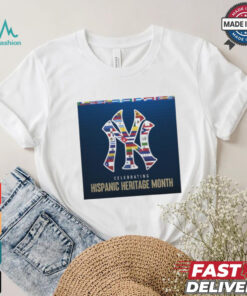 New York Yankees MLB Celebrating Happy Hispanic Heritage Month Poster t shirt