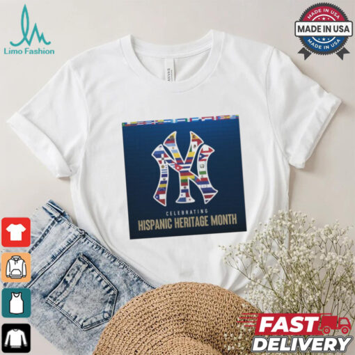 New York Yankees MLB Celebrating Happy Hispanic Heritage Month Poster t shirt
