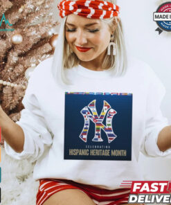 New York Yankees MLB Celebrating Happy Hispanic Heritage Month Poster t shirt
