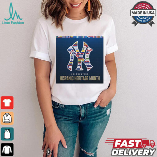 New York Yankees MLB Celebrating Happy Hispanic Heritage Month Poster t shirt