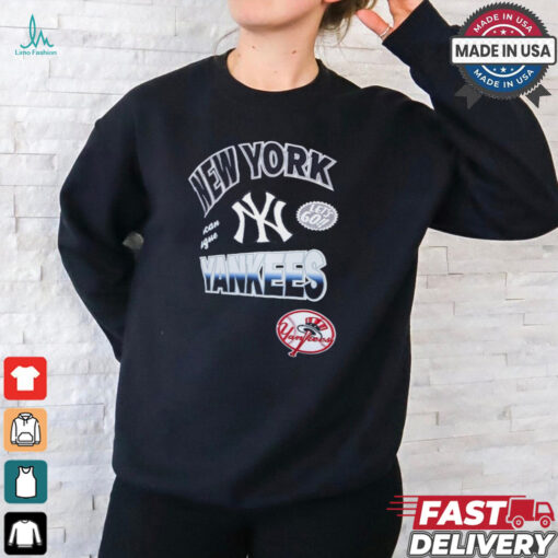 New York Yankees Pro Standard Navy Turn It Up Dropped Shoulder T Shirt