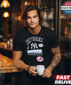 New York Yankees Pro Standard Navy Turn It Up Dropped Shoulder T Shirt