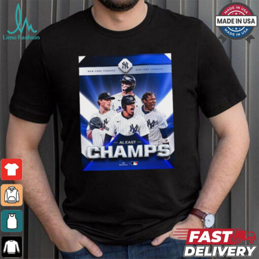 New York Yankees are crowned AL East champions for the third time in six years MLB 2024 Poster t shirt