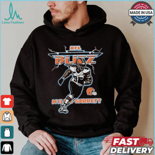 Nfl Blitz Browns Myles Garrett Shirt
