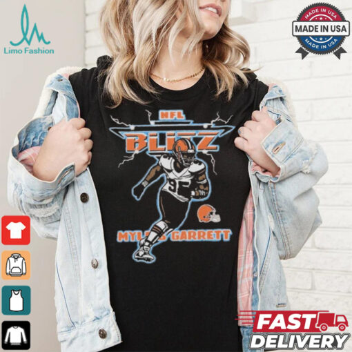 Nfl Blitz Browns Myles Garrett Shirt