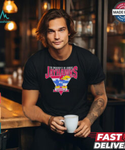 Nice The University OF Kansas Jayhawks KU Lawrence KS triangle shirt