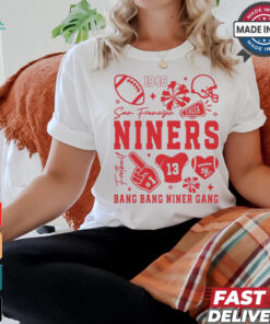 Niners Bang Bang Niner Gang San Francisco Football 1946 t shirt
