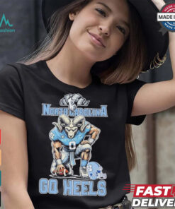 North Carolina Tar Heels Football Go Heels Mascot Shirt