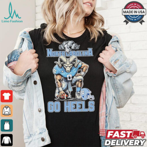 North Carolina Tar Heels Football Go Heels Mascot Shirt