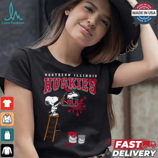 Northern Illinois Huskies Snoopy Painting Shirt