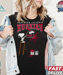 Northern Illinois Huskies Snoopy Painting Shirt
