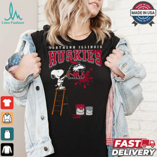 Northern Illinois Huskies Snoopy Painting Shirt