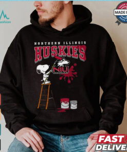 Northern Illinois Huskies Snoopy Painting Shirt