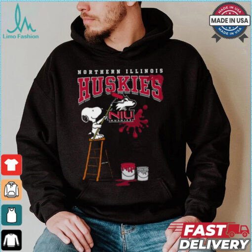 Northern Illinois Huskies Snoopy Painting Shirt