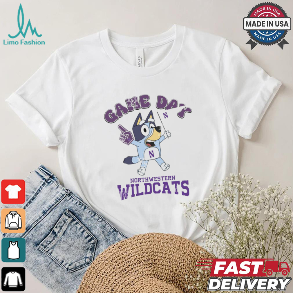 Northwestern Wildcats Bluey Game Day shirt Northwestern Wildcats Bluey Game Day shirt