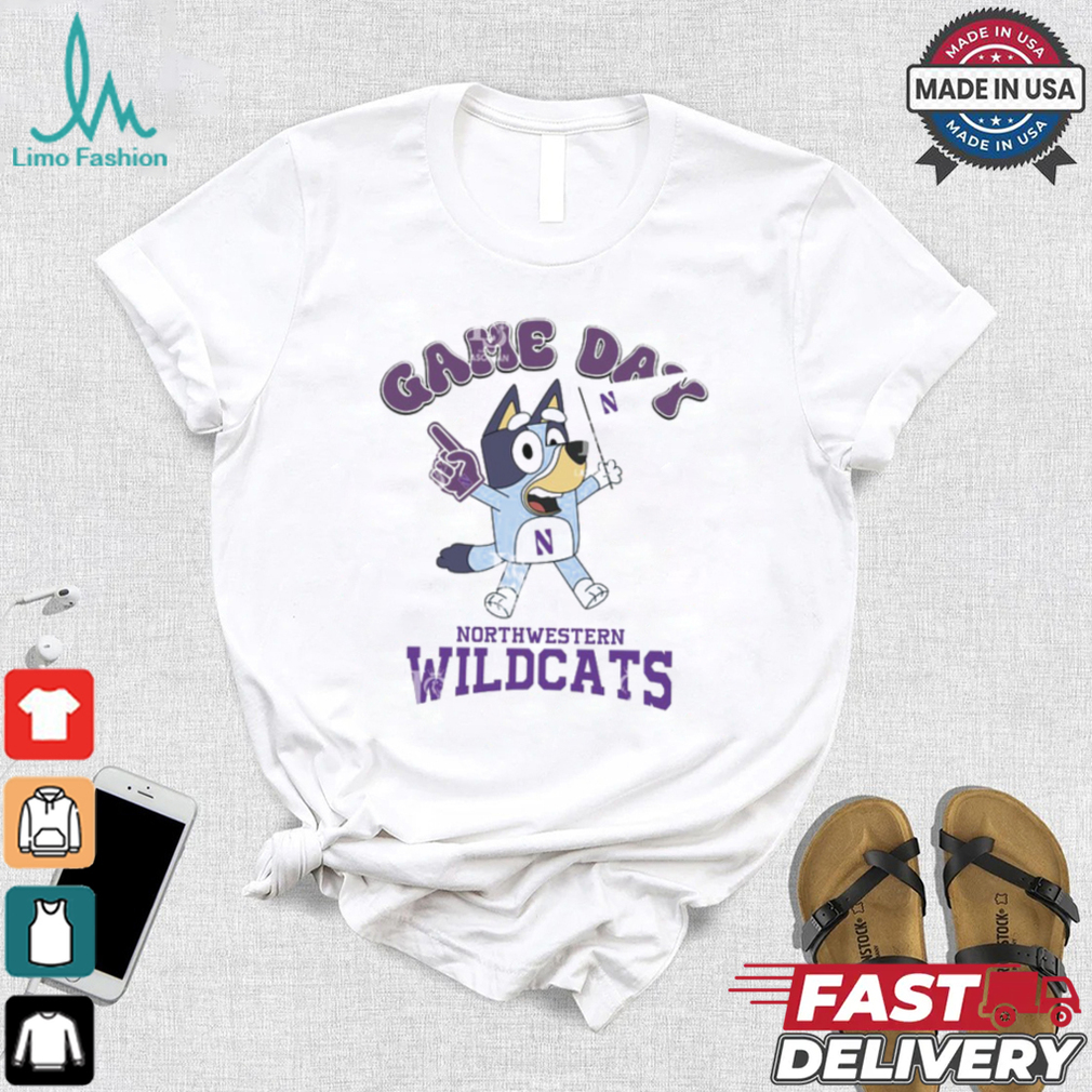Northwestern Wildcats Bluey Game Day shirt Northwestern Wildcats Bluey Game Day shirt